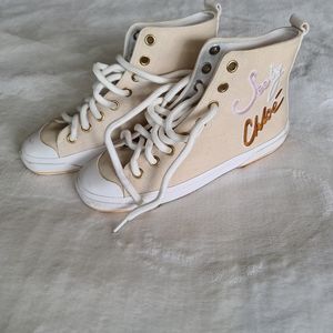 See by Chloe Logo High Top Sneakers, size 38